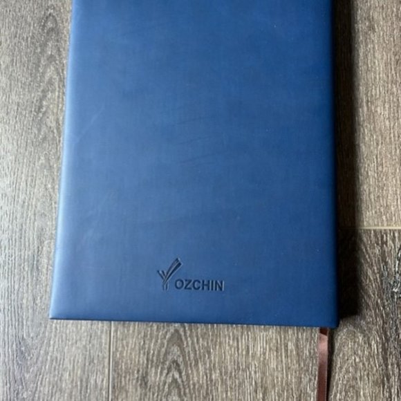Blue Notebook Business Diary 10.5" x 8" Hard Cover 100+ Pages .75 inch thick NEW - Picture 4 of 4